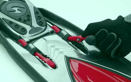 Flossen mit Gangschaltung