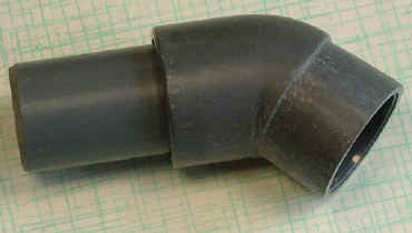 Einatemstutzen zum Einkleben, Anschluss f�r den Faltenschlauch