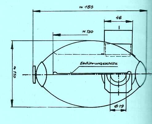 Fu�ballblase f�r den Fotoapparat