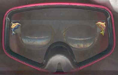 Tauchmaske mit Hilfsbrille