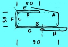 F�geschema der Bleitasche