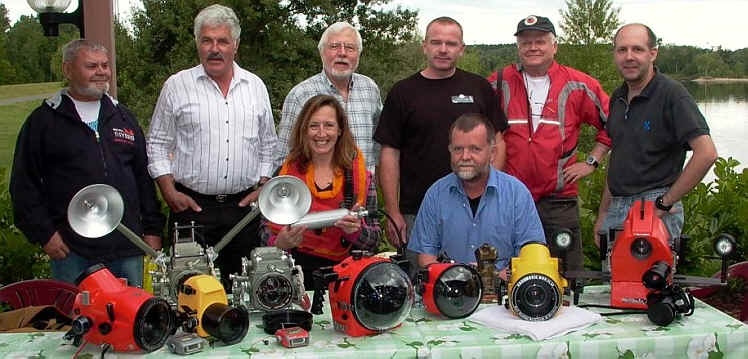 Die Runde am Marxweiher 2009, nur Jean war noch im Wasser.