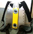 Bleiblock im Falz der R�ckenplatte