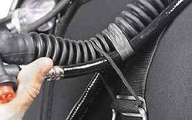 Fixierung Inflatorschlauch