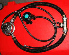 Hydromat mit Octopus und Inflatorschlauch