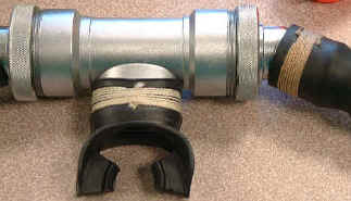 Abgebundene Schl�uche