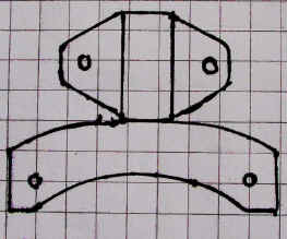 Schnittmuster Hebelhalterung