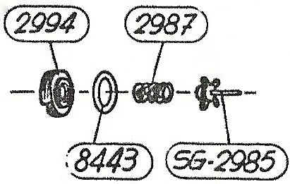 Kolben der 2. Stufe des Snark III
