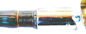 Schlauchklemmung mit Wickel aus Draht