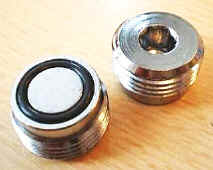 Blindschrauben mit Imbus und 0-Ring