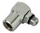 Winkel 90� f�r Hochdruck-Anschluss (an 1. Stufe, 7/16")