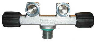 Doppelventil mit seitlichen Handr�dern