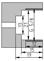 DIN-200bar-Ventilausgang