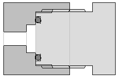 Verschlussstopfen im 200-bar-Ventil