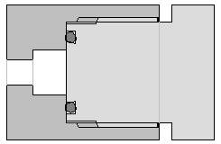 Verschlussstopfen im 300-bar-Ventil