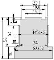 Nitrox Verschlu�stopfen